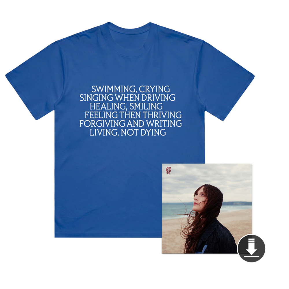 Swimming, Crying Blue Tee + Digital Album