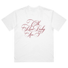 Lucky White Tee Front