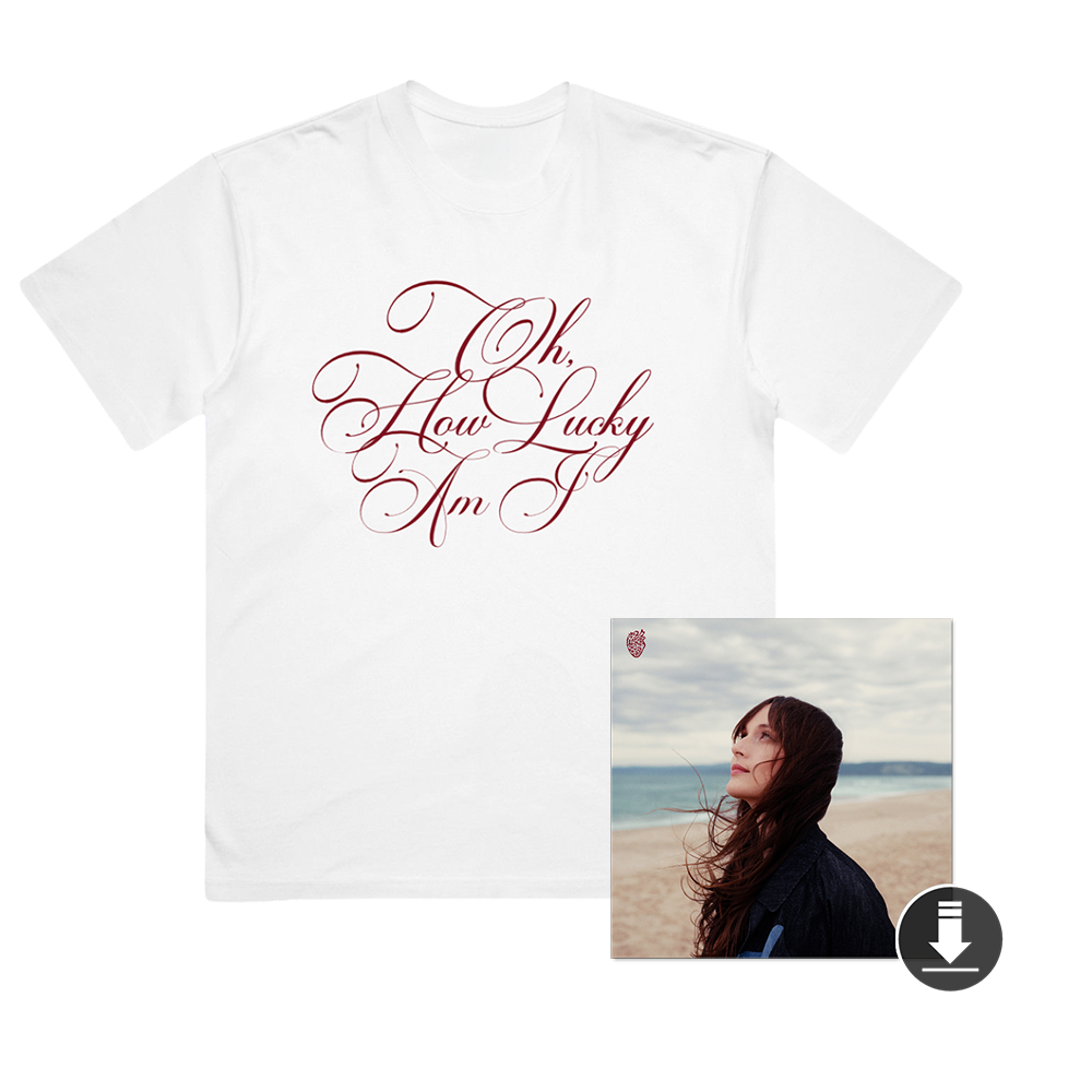 Lucky White Tee + Digital Album